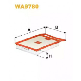 Фільтр повітряний SKODA FABIA 1.4 TDI, VW POLO V 1.4 TDI 14- (вир-во WIX-FILTERS)