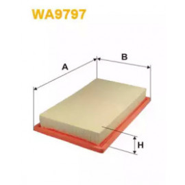Фільтр повітряний MB C (W/S205),E(W/S212) 1.6-3.5 13- (вир-во WIX-FILTERS)