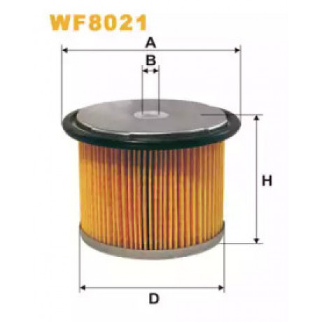 Фильтр топл. CITROEN WF8021/PM858 (пр-во WIX-Filtron)