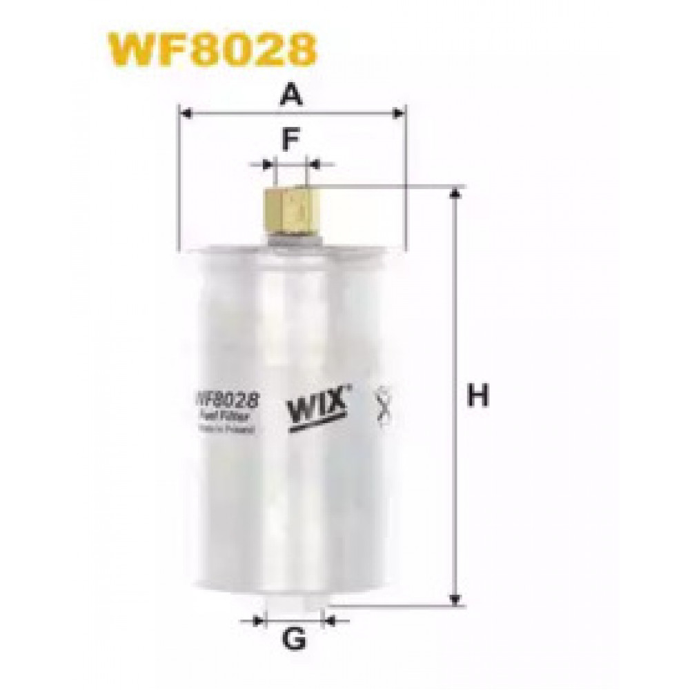 Фильтр топл. AUDI WF8028/PP826 (пр-во WIX-Filtron)