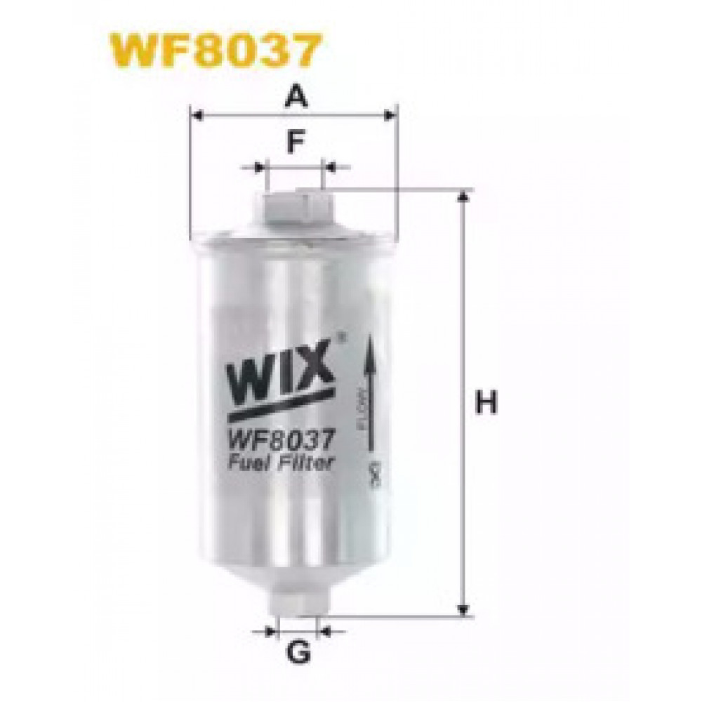 Фильтр топл. VOLVO PP833/WF8037 (пр-во WIX-Filtron)