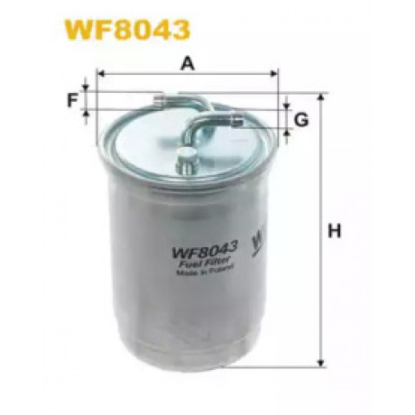 Фильтр топл. FORD WF8043/PP838 (пр-во WIX-Filtron)
