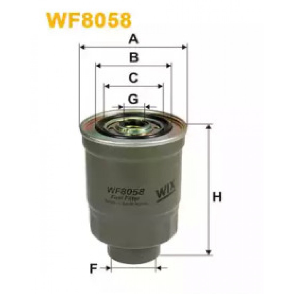 Фильтр топл. MITSUBISHI WF8058/PP852 (пр-во WIX-Filtron)