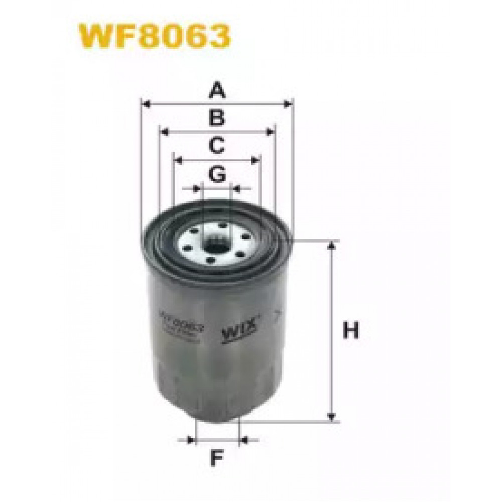 Фильтр топл. NISSAN WF8063/PP857 (пр-во WIX-Filtron)