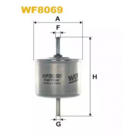 Фильтр топл. AUDI, VW WF8056/PP850 (пр-во WIX-Filtron)