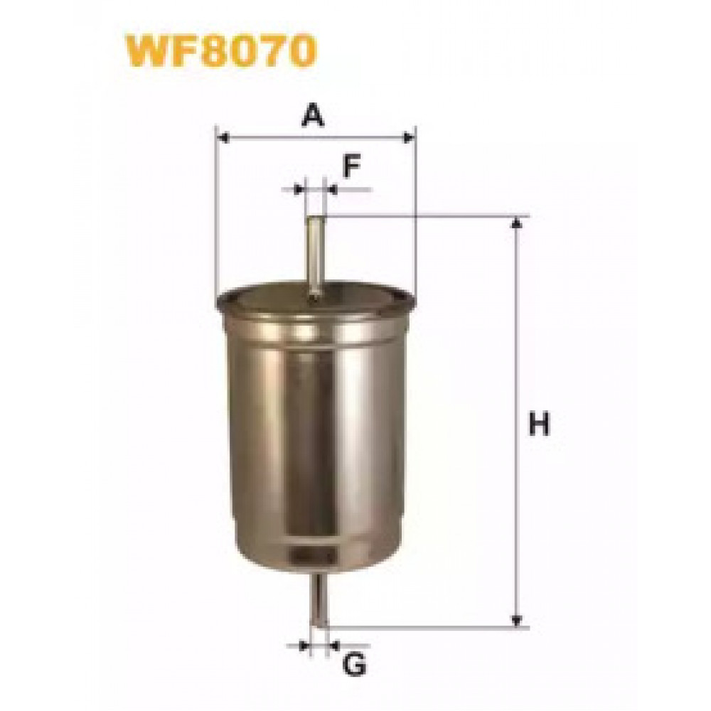 Фільтр палив. (вир-во Wix-Filtron) WF8070/PP866