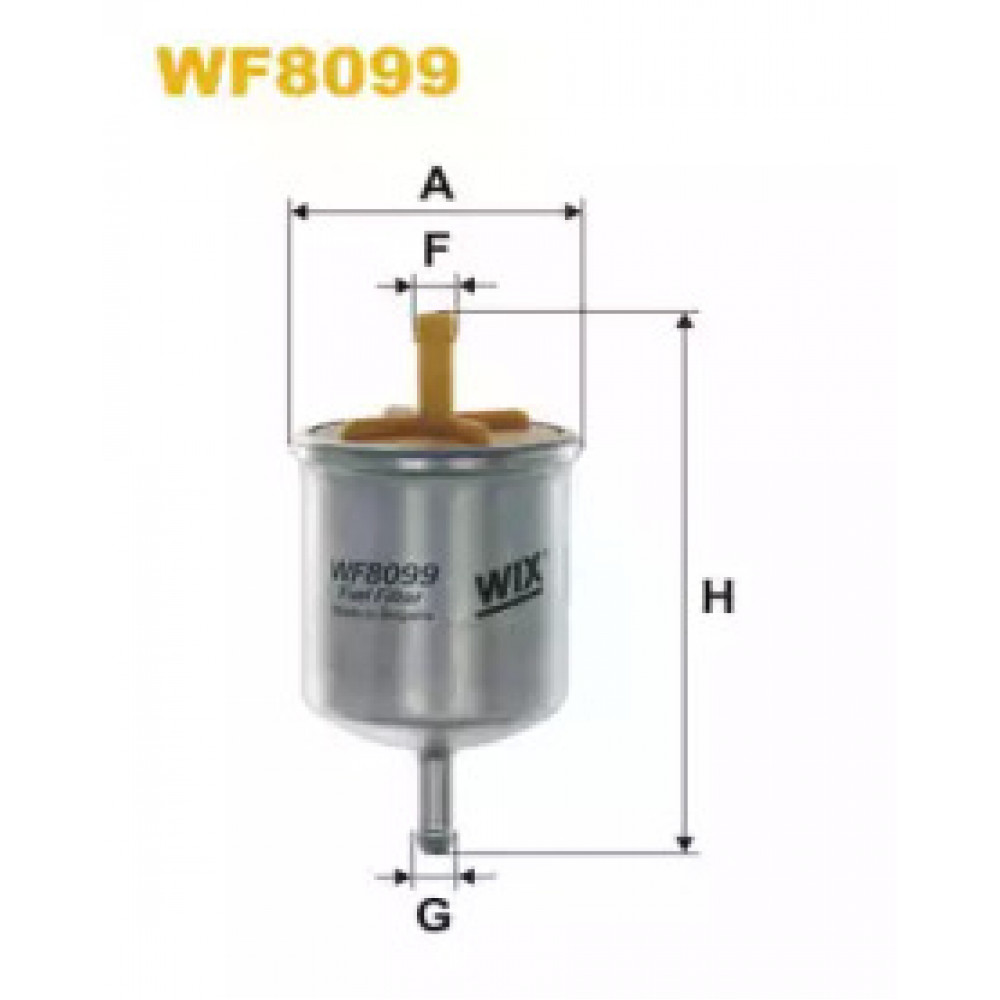 Фильтр топл. NISSAN MICRA PP903/WF8099 (пр-во WIX-Filtron)
