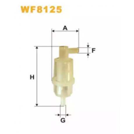 Фильтр топл. MERCEDES WF8125/PS820 (пр-во WIX-Filtron)