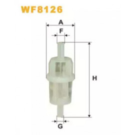 Фільтр топл. MERCEDES (вир-во WIX-Filtron) WF8126/PS821