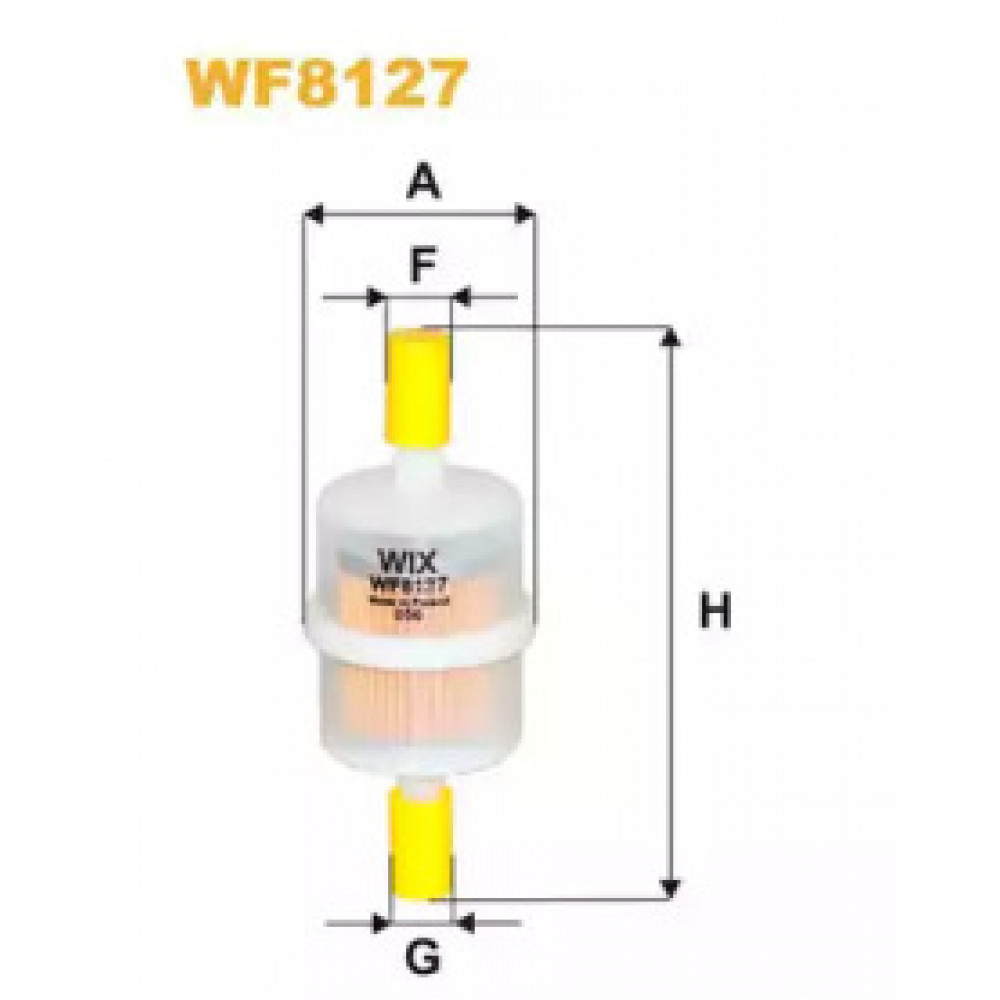 Фільтр топл. універс. діам. 6-8мм газ. оборуд. (вир-во WIX-Filtron) WF8127/PS822