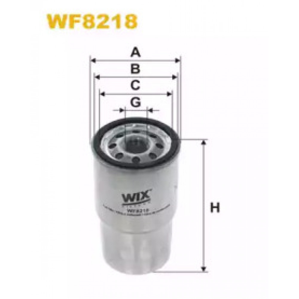 Фильтр топл. TOYOTA AVENSIS WF8218/PP950 (пр-во WIX-Filtron)