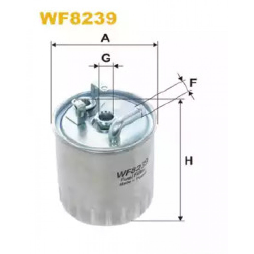 Фильтр топл. MB SPRINTER, VITO WF8239/PP841/1 (пр-во WIX-Filtron)