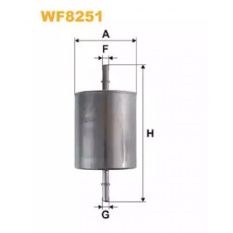 Фильтр топл. FORD MONDEO PP865/3/WF8251 (пр-во WIX-Filtron)