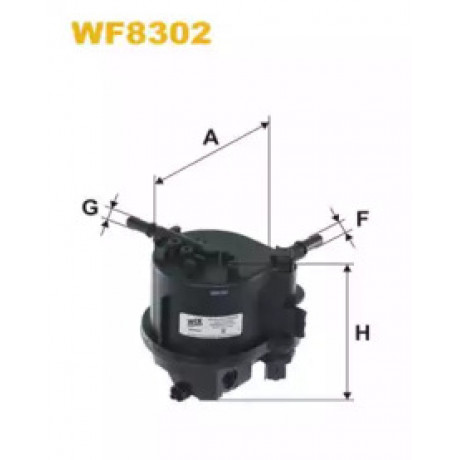 Фільтр паливний Citroen, Peugeot, Ford   (вир-во Wix-Filtron) WF8302 / PS974