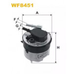 Фільтр паливн. FORD (вир-во WIX-Filtron) WF8451 