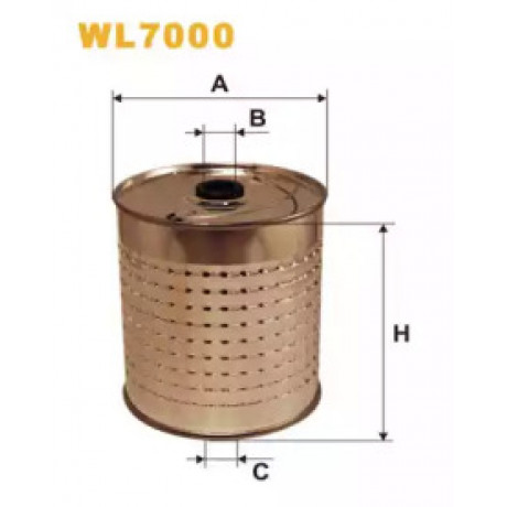 Фильтр масляный двигателя MB WL7000/OC600 (пр-во WIX-Filtron)