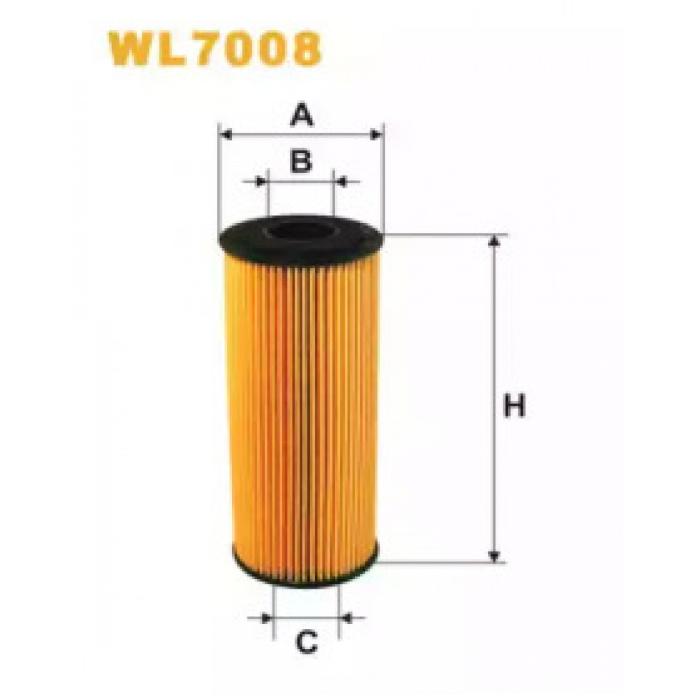 Фільтр масляний AUDI, VW  (вир-во WIX-Filtron) WL7008/OE640/1