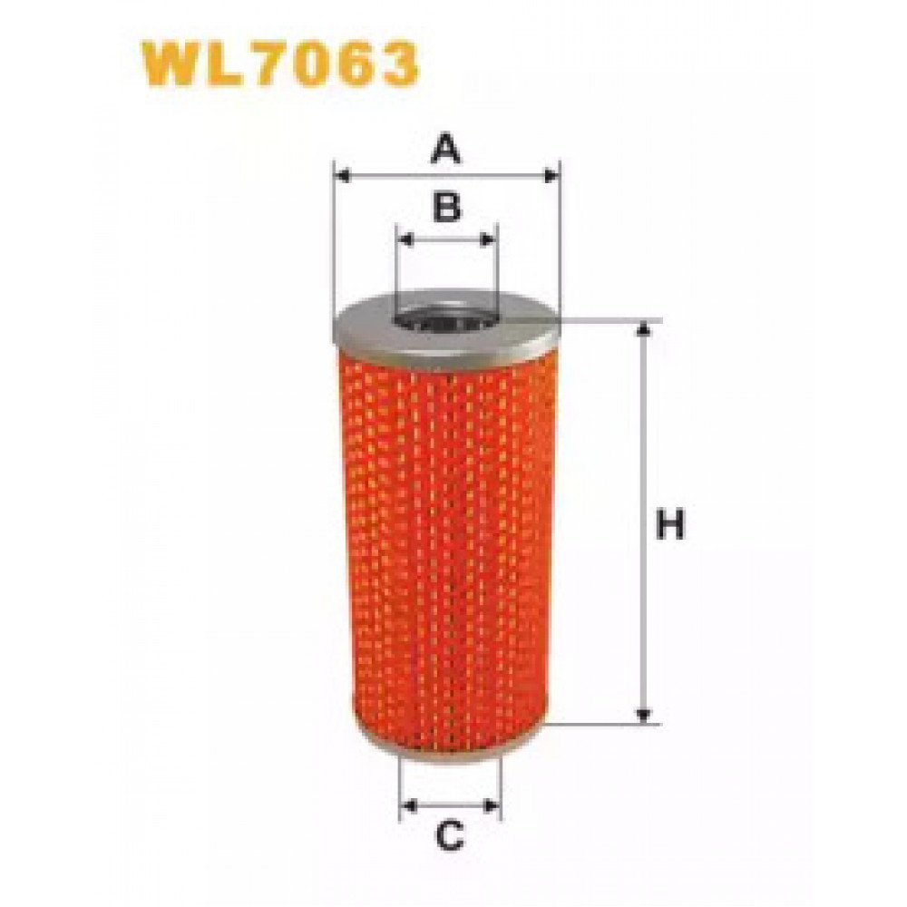 Фільтр масляний ГАЗ 24 (вир-во WIX-Filtron) WL7063/OM614