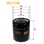Фільтр масл. (вир-во WIX-Filtron) WL7138/OP578  Фільтр масл. (вир-во WIX-Filtron) WL7138/OP578