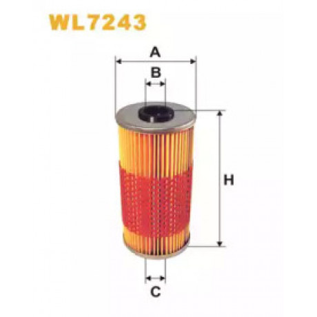 Фільтр масляний MB (вир-во WIX-Filtron) WL7243/OM591/1
