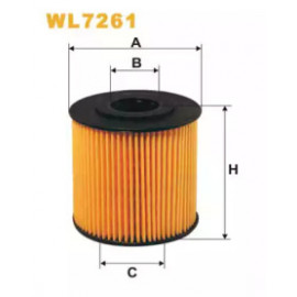 Фильтр масляный двигателя VOLVO WL7261/OE662 (пр-во WIX-Filtron)