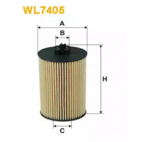 Фильтр масляный двигателя OE640/9/WL7405 (пр-во WIX-Filtron)