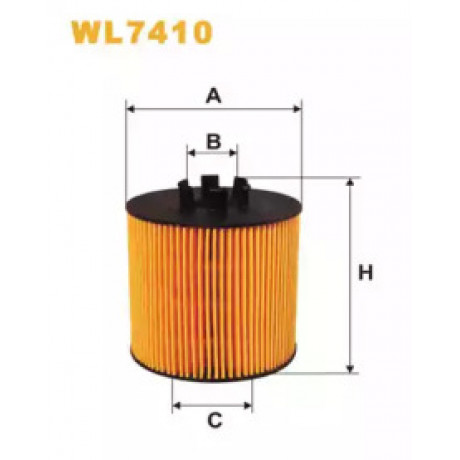 Фільтр масляний (вир-во WIX-Filtron) WL7410/OE650/2