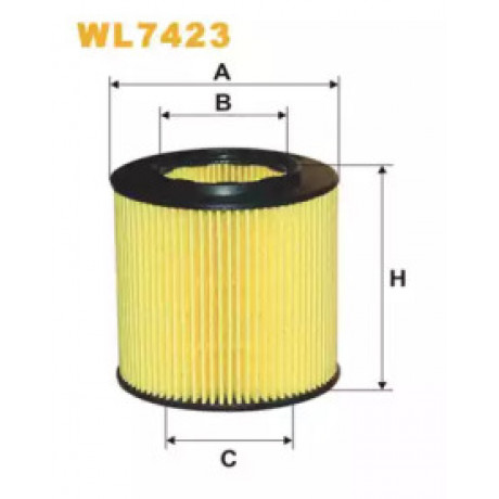 Фильтр масляный двигателя WL7423/OE649/9 (пр-во WIX-Filtron)