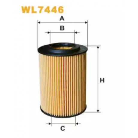 Фільтр масл. (вир-во WIX-Filtron) WL7446 / OE683 / 1