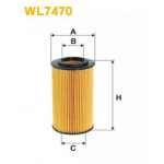 Фільтр масляний MB (вир-во WIX-Filtron) WL7470  Фільтр масляний MB (вир-во WIX-Filtron) WL7470