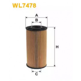 Фільтр масл. (вир-во WIX-Filtron) WL7478  Фільтр масл. (вир-во WIX-Filtron) WL7478