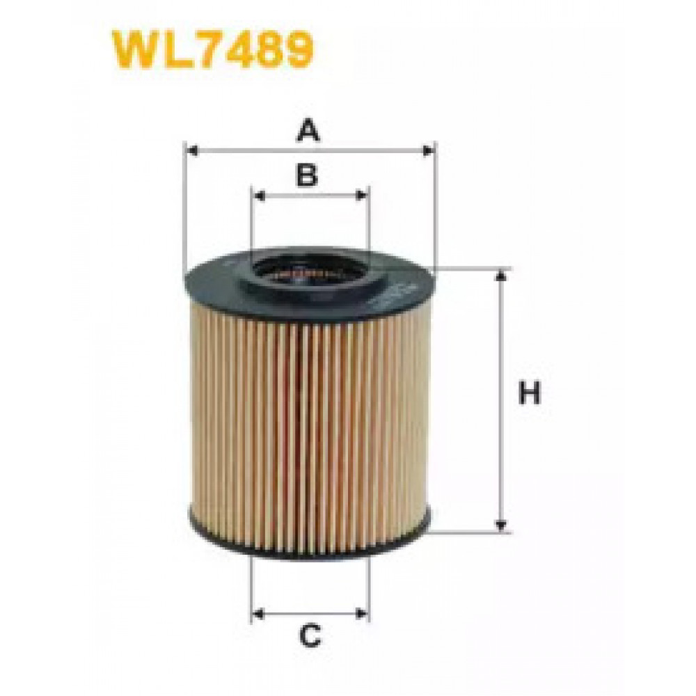 Фільтр олив. (вир-во WIX-Filtron) WL7489