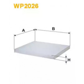 Фільтр салону (вир-во Wix-Filtron) WP2026