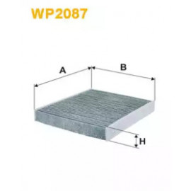 Фільтр салону Seat Ibiza V; Skoda Fabia II; VW Polo V вугільний (вир-во WIX-Filtron)