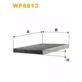Фільтр салон. SEAT, SKODA, VW вугільний (вир-во WIX-Filtron) WP6813/K1006A  Фільтр салон. SEAT, SKODA, VW вугільний (вир-во WIX-Filtron) WP6813/K1006A