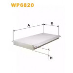 Фільтр салон. FORD Fiesta, Ka (вир-во Wix-Filtron) K1010/WP6820 