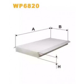 Фільтр салон. FORD Fiesta, Ka (вир-во Wix-Filtron) K1010/WP6820