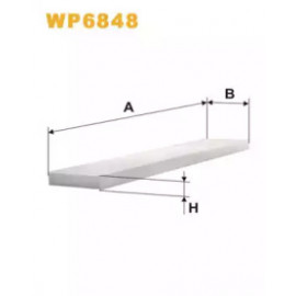 Фільтр салону (вир-во Wix-Filtron) WP6848/K1024  Фільтр салону (вир-во Wix-Filtron) WP6848/K1024
