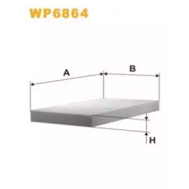 Фільтр салон. AUDI A6 (вир-во Wix-Filtron) K1032/WP6864