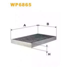 Фільтр салон. Audi A6, VW Passat (вир-во WIX-Filtron) вугільний WP6865/K1032A