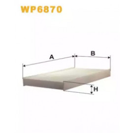 Фільтр салон. ALFA ROMEO 156 (вир-во WIX-Filtron) WP6870/K1035