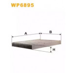 Фільтр салон. VW Golf (вир-во WIX-Filtron) вугільний WP6895/K1047A 