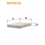 Фільтр салон. DACIA Logan, RENAULT Kangoo  (пр-во WIX-Filtron) WP6928/K1052 