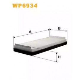 Фільтр салону MB 210, W220 95-05 (2шт.) (вир-во WIX-Filtron)