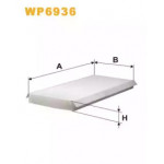 Фільтр салон. FORD Focus   (вир-во WIX-Filtron) WP6936/K1054 