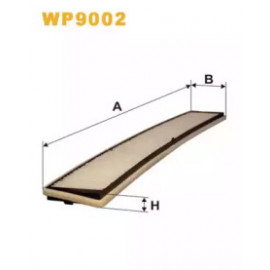 Фільтр салону (вир-во WIX-Filtron) WP9002/K1136  Фільтр салону (вир-во WIX-Filtron) WP9002/K1136