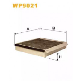 Фільтр салону вугільний (вир-во WIX-Filtron) K1120A/WP9021