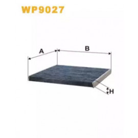 Фільтр салону вугільний (вир-во WIX-Filtron) WP9027/1083A  Фільтр салону вугільний (вир-во WIX-Filtron) WP9027/1083A