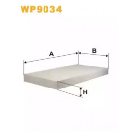 Фільтр салон. Opel Corsa C  (пр-во WIX-Filtron) WP9034/K1081