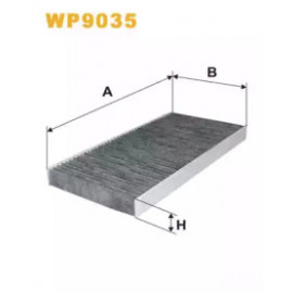 Фільтр салон. OPEL Corsa C вугільний (вир-во WIX-Filtron) WP9035/K1081A